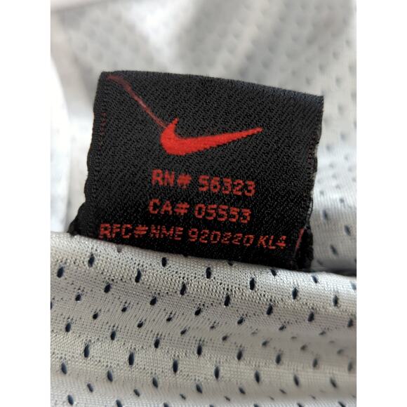 90s Nike Blue Windbreaker Jacket Mens Medium Hooded Pullover Swoosh Vintage - Picture 11 of 16